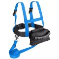 Children's outdoor anti fall rope, skiing training chest and shoulder belt, safety traction belt. 