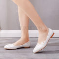 Summer Ballet Flats White Lace Bride Wedding Shoes Flat Low Heel Casual Without Heels Women Dress Pumps Sweet Women shoe.