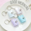 Clear PVC Small Picture Book Mini Photo Album Keychain Photos Key Chain For Christmas Birthday Wedding Banquet Gifts 1pcs/set. 