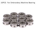 【Must-Have Gadgets】 10Pcs V Groove Sealed Ball Bearing Guide Track Roller Bearing Embroidery Machine Bearing. 