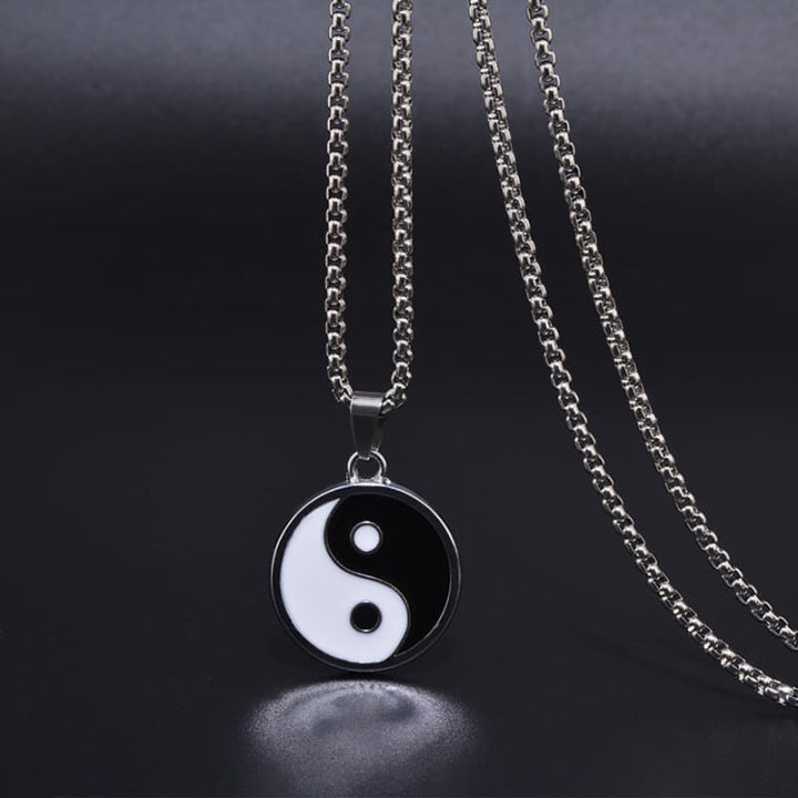 Stylish Stainless Steel Pendant and Bar Necklace Chain For Men
