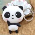 Cute Chinese Panda Keychain For Men Women Key Chain of Backpack Bag Car Pendant Plush Doll Key Ring Holder Trinkets Gift брелок. 