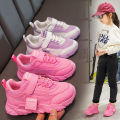 Spring and autumn, middle and large children's single shoes, girls' sneakers, girls' shoes, primary school students, velvet sneakers, light children's casual shoes. 