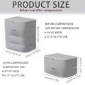 Space Saving, Clothes Compression Bag, Expandable Moving Organizer Bags for Comforters, Blankets, Bedding (Ultra Space-Saving Self-Compression Organizer, Storage.