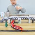 Electric Harmony High Speed Train Model Railway Track Harmony Rail Toy Car Assemble Splice DIY Set Children Christmas Gifts Toy. 
