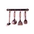 5pcs 1:12 Doll House Miniature Metal Kitchenware Dollhouse Model Cook Set ZH. 