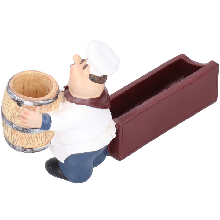 Chef%20Figurine%20Statue%20Toothpick%20Holder%20Cute%20Sculpture%20Rustic%20Retro%20-%20Image%202