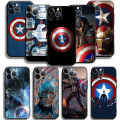 Marvel Captain America Phone Case For Apple iPhone 15 11 14 13 12 Pro Max 13 12 Mini XS Max XR X 7 8 Plus Silicone Cover Shell. 
