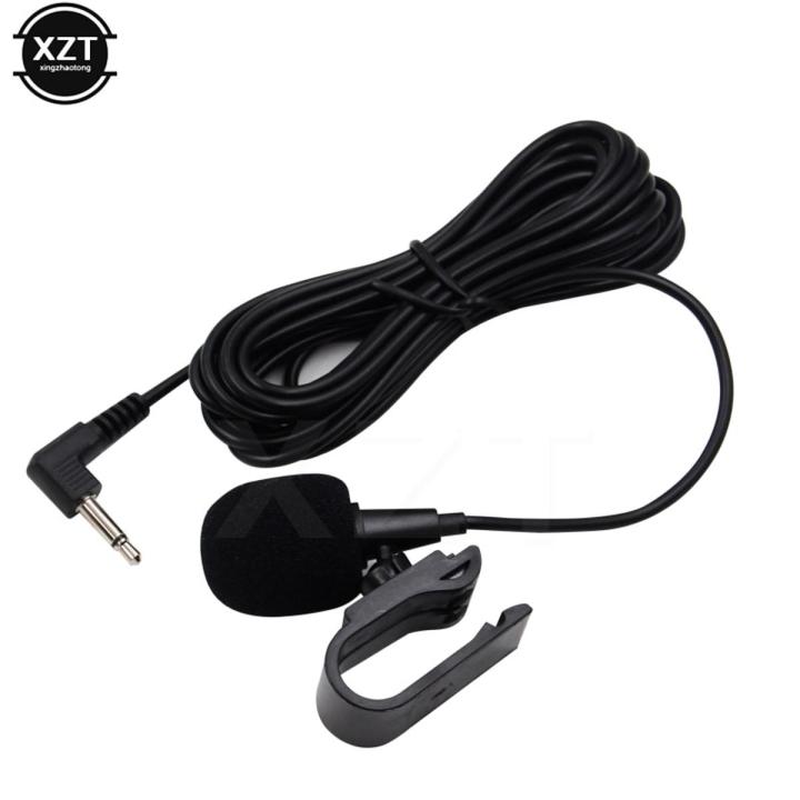 Car Audio Microphone 3.5mm Clip Jack Plug Mic Stereo Mini Wired External Microphone For Auto DVD 3m Long Professionals
