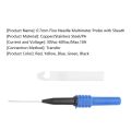 5PCS 30V Car Multimeter Test Tip Probes Extention Back Insulation Wire Piercing Tester Probe Tip Repair Accessories. 