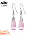 Fashion Opal Waterdrop Hook Earrings Flower Leaf Earring Jewelry for Women Gift. 