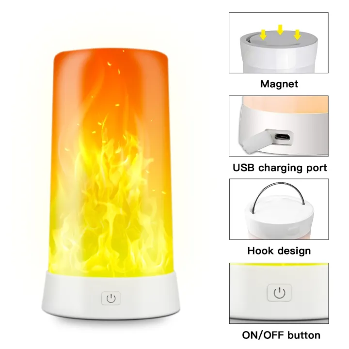 USB%20Rechargeable%20LED%20Flame%20Lamp%20Simulated%20Flame%20Effect%20Light%20Realistic%20Fire%20Atmosphere%20Light%20Indoor%20Decoration%204%20Lighting%20Modes%20-%20Image%204