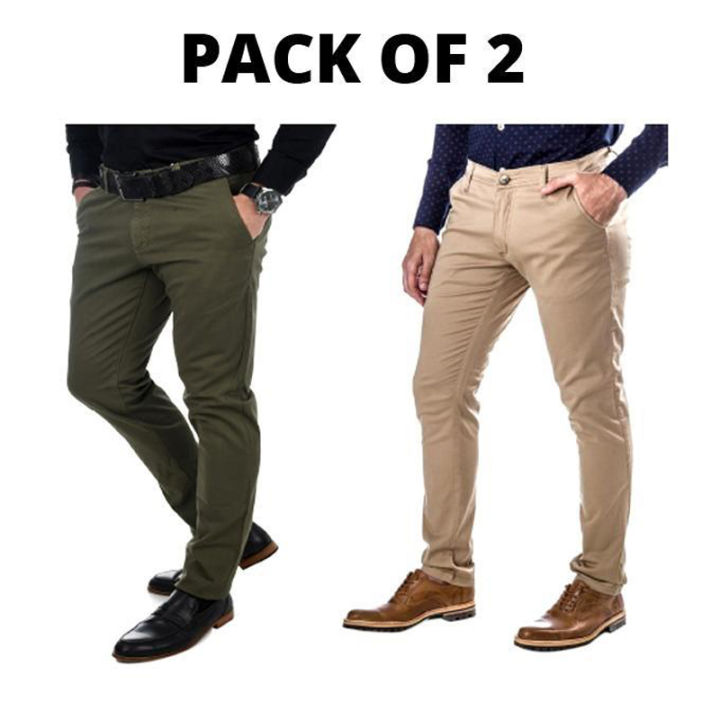 Pack%20Of%202%20Green%20And%20Tan%20Twill%20Gabardine%20Pant%20For%20Men%20-%20%E0%A6%AA%E0%A7%8D%E0%A6%AF%E0%A6%BE%E0%A6%A8%E0%A7%8D%E0%A6%9F%20%E0%A6%9B%E0%A7%87%E0%A6%B2%E0%A7%87%E0%A6%A6%E0%A7%87%E0%A6%B0%20-%20Image%202