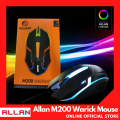 Allan Mechanic M200 Warwick USB LED Gaming Mouse Laptop/Mouse For PC/Pc Wire/Acer Laptop/Computer Mouse/Mouse USB/Mouse For Girl/Mouse Gaming/Mouse For Zoom/Zoom/RGB Mouse/LED Mouse/Gift/11.11/Mouse For Laptop/Mouse for Office/Cool Light/USB Port/Fashion. 