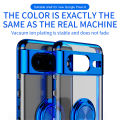 Applicable Google Pixel 8 Phone Case Google 8Pro Electroplating Transparent Protective Cover Ring Magnetic Car New. 
