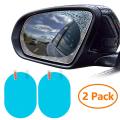 Cloudsale 2PCS Car Rearview Mirror Film, Anti Fog Film Car Rear View Mirror Waterproof Film Protective Film Anti Glare Rain-Proof Anti Water Protector for Car Mirrors in Oval Shape.