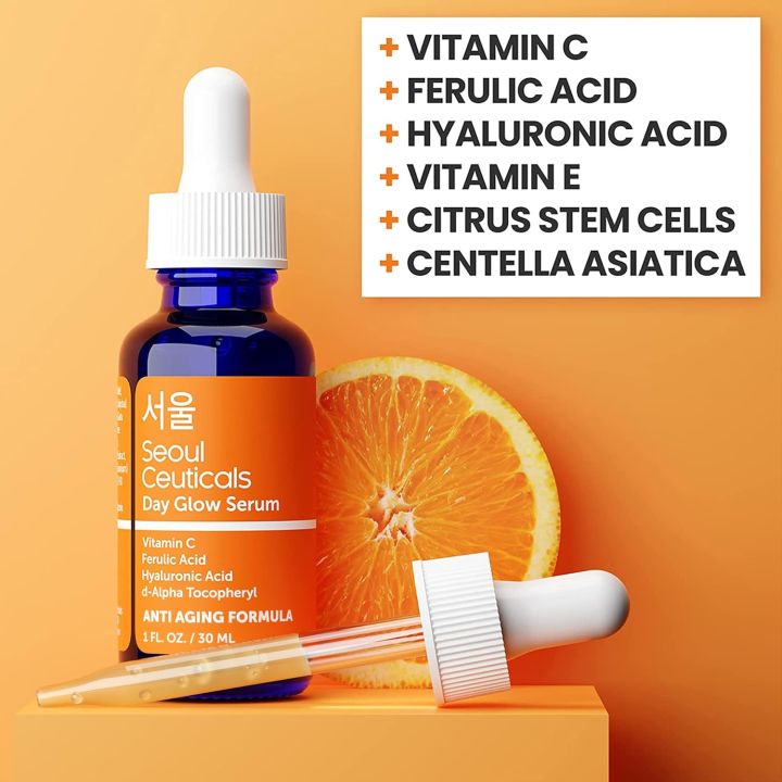 Seoul Ceuticals Korean Skin Care - Vitamin C Hyaluronic Acid Serum 30ml
