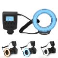 Portable 48 LED Ring Flash Light Lens Adapter Rings Kit For Canon for Nikon for Fuji SLR Camera. 