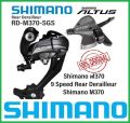SHIMANO Altus SL-M370 Shifter RD-M370 Rear Derailleur 3x9-Speed MTB. 