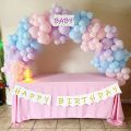 Semicircle Balloon Arch Frame Bow of Balloon Birthday Party Decor Balloon Stand Support Wedding Decoration Baby Shower Backdrop.