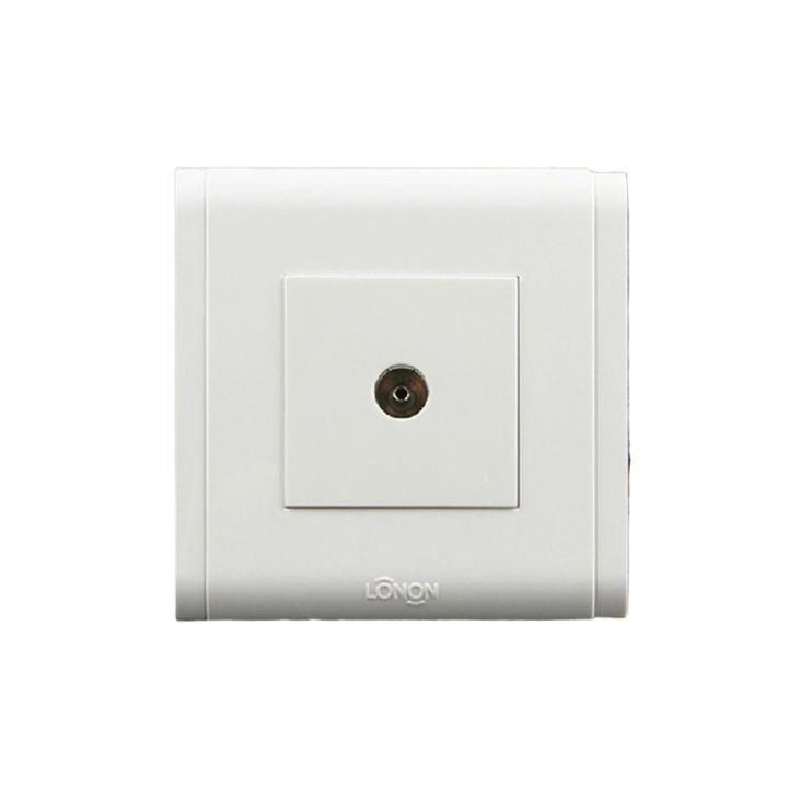 HONEYWELL LONON Series TV Dish White Switch Socket