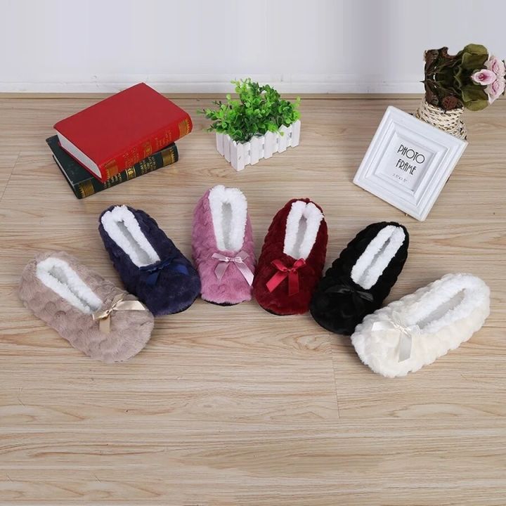 Fluffy%20Female%20House%20Slipper%20Womens%20Winter%20Home%20Room%20Plush%20Warm%20Thick%20Faux%20Fur%20Anti%20Skid%20Non%20Slip%20Grip%20Funny%20Indoor%20Floor%20Shoes%20-%20Image%203