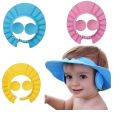 Baby, Kids, Children Shower Cap Soft Adjustable Baby Bath Head Cap Visor for Hair Washing Shower Protection Bath Cap Random Color (1Pcs).