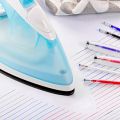 4 Pieces Heat Erasable Fabric Marking Pens Heat Erase Pens with 48 Refills for Quilting Sewing and Dressmaking. 