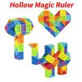 【Serendipity party】Hollow Magic Ruler Cube 24/36/48/72 Cubo Magico Snake Cube Puzzle Kid Educational Toys for Children. 
