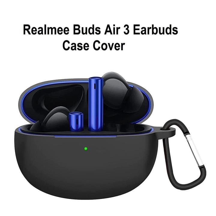 Silicone Case Compatible with Realme Buds Air 3 (Earbuds Not Included) (Only Silicone Cover)