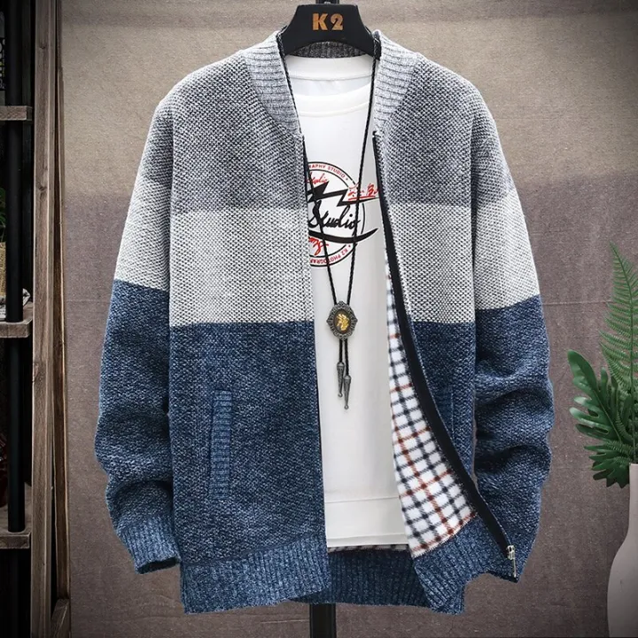 %E3%80%90Alien%20Alien%E3%80%91%20Autumn%20and%20Winter%20Korean%20Style%20Men%20Patchwork%20Cardigan%20Sweaters%20Men's%20Casual%20O-neck%20Sweater%20Coat%20Zipper%20Knitted%20Jacket%20Male%208803%20-%20Image%207
