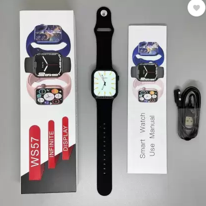 New 2025 Men/Women WS57 Smart watch 2.0 inch Screen Smartwatch With All Functions Walking