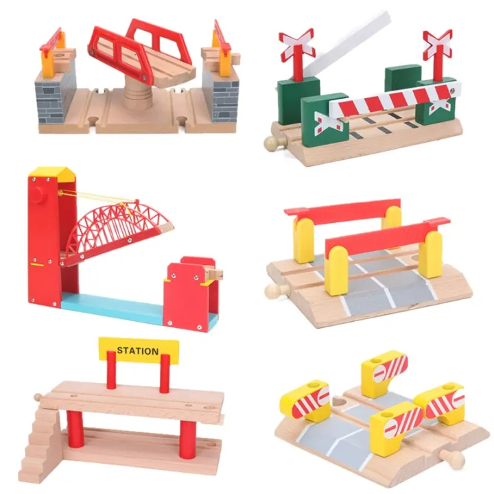 %E3%80%90The%20road%20to%20happiness%20Store%E3%80%91Wooden%20Barrier%20Parallel%20Train%20Track%20Scene%20Compatible%20Wooden%20Train%20Tracks%20Wooden%20Railway%20Train%20Accessories%20-%20Image%202