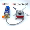 Safe Portable Camping Stove K202 with free gas can.