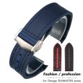 Rubber Leather Compound Watchband Fit for Omega Planet Ocean Seamaster 300 19mm 20mm 21mm 22mm Silicone Nylon Sports Watch Strap.