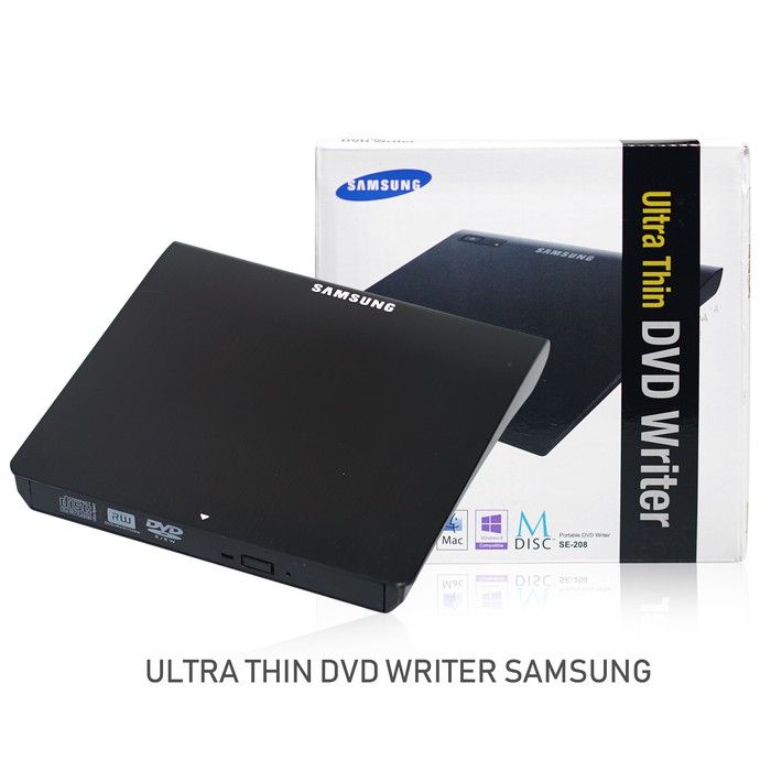 SAMSUNG SE-280 USB External Ultra Thin Portable DVD Writer Drive.