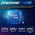 Android 12.0 Set-top Box Allwinner H618 CPU Support 6K HDR Media Player 4GB RAM 32G 64G WIFI6 2.4G 5.8G BT5.0 3D Smart TV Box. 