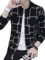 BLACK COLOR FLEECE & COTTON WINTER JACKET FOR MEN .. 