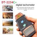 Digital Tachometer DT-2234C+ Non-Contact Digital LCD Photo Tachometer Mini RPM Tester Meter Clear LCD Display, High Measuring Accuracy. 