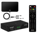 OTA ATSC DVR Recorder For Tv Analog Digital Converter Box QAM Tv Tuner Terrestrial Antenna Coax Universal Remote HD Media Player. 