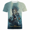 Disney Pirates Of The Caribbean T-Shirts 3D Print Streetwear Men Women Casual Fashion Oversized T Shirt Kids Tees Tops Clothing.