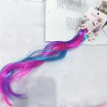 Colorful Unicorn Wigs Stylish Kids' Hair Hairpins Lovely Gradient Princess Hair Ornament for Dress-Up Parties Costume Events Dance Performances Daily Wear Girls' Fashion. 