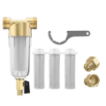 Sediment Filter, Reusable Spins Down Sediment Water Filter, Whole House Water Filter for Well Water. 