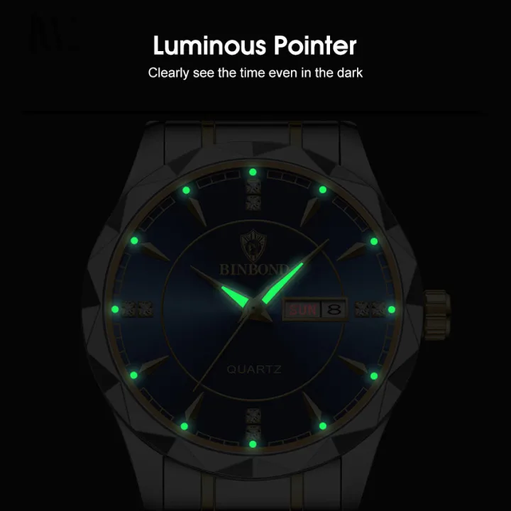 LouisWill%20Women's%20Fashion%20Double%20Calendar%20Diamond%20Waterproof%20Steel%20Band%20Watch%20Thin%20Strap%20Watch%20Diamond%20Dial%20Watches%2030M%20Waterproof%20Wristwatch%20Quartz%20Movement%20-%20Image%208