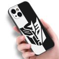 Transformers Autobot Phone Case For Apple iPhone 12 13 Mini 11 14 Pro XS Max 6S 6 7 8 Plus 5S X XR SE 2020 2022 Soft Black Cover. 