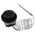 2X 1NC 1NO AC 250V/380V 16A 0-40C Temperature Control Switch Capillary Thermostat.