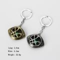 Marvel Superhero Doctor Strange Accessories Mystic Artifact Eye Of Agamotto Keychain Metal Pendant Keyrings. 
