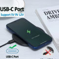 100W Wireless Charger USB Fast Charging Pad Station Quick Charge QC 3.0 For iPhone 14 13 12 11 XS XR X 8 Samsung S22 S21 S20 S9. 