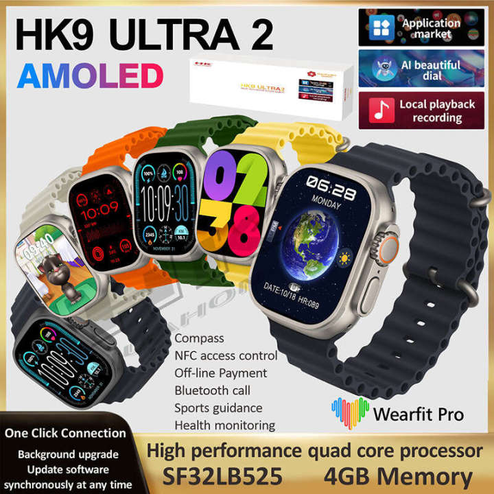 HK9%20ultra%202%20Gang%20Leader%20Qiao%206th%20generation%20AI%20exquisite%20dial%20recording%20smartwatch%203gen%20smart%20watch%20-%20Image%204
