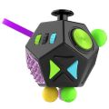 【Upgrade Your Style】 12-ide Fidget Cube Anti Depreion Fidt-oy Premium Fidget Cube. 